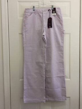 No Boundaries Carpenter Jeans Juniors Size 11 Lavender Relaxed Fit Mid Rise
